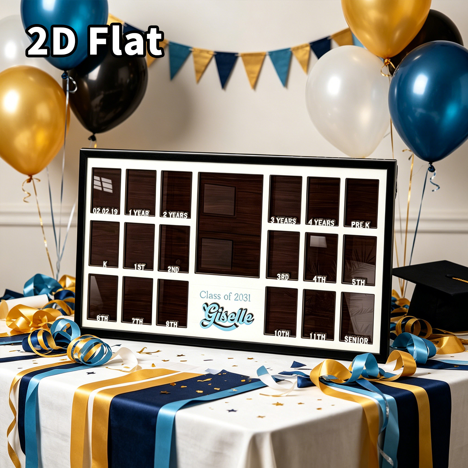 Baby Nursery Home - 1Pc Custom Grade Photo Frame Wooden
