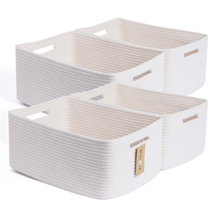 Baby Nursery Basket - Large Storage Baskets for Organizing Closet
