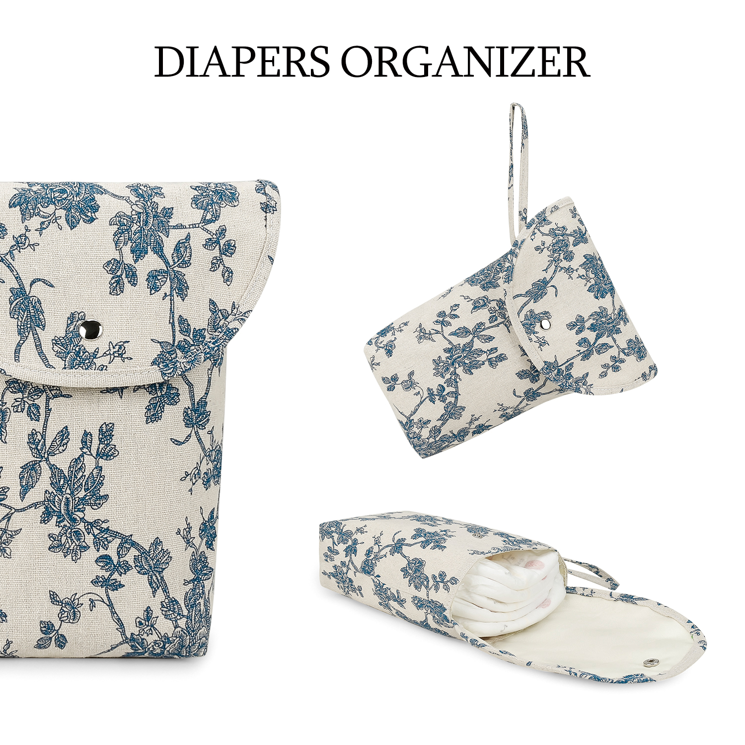 Baby Nursery Organizer - Baby Diaper Bag Reusable Mommy Diaper