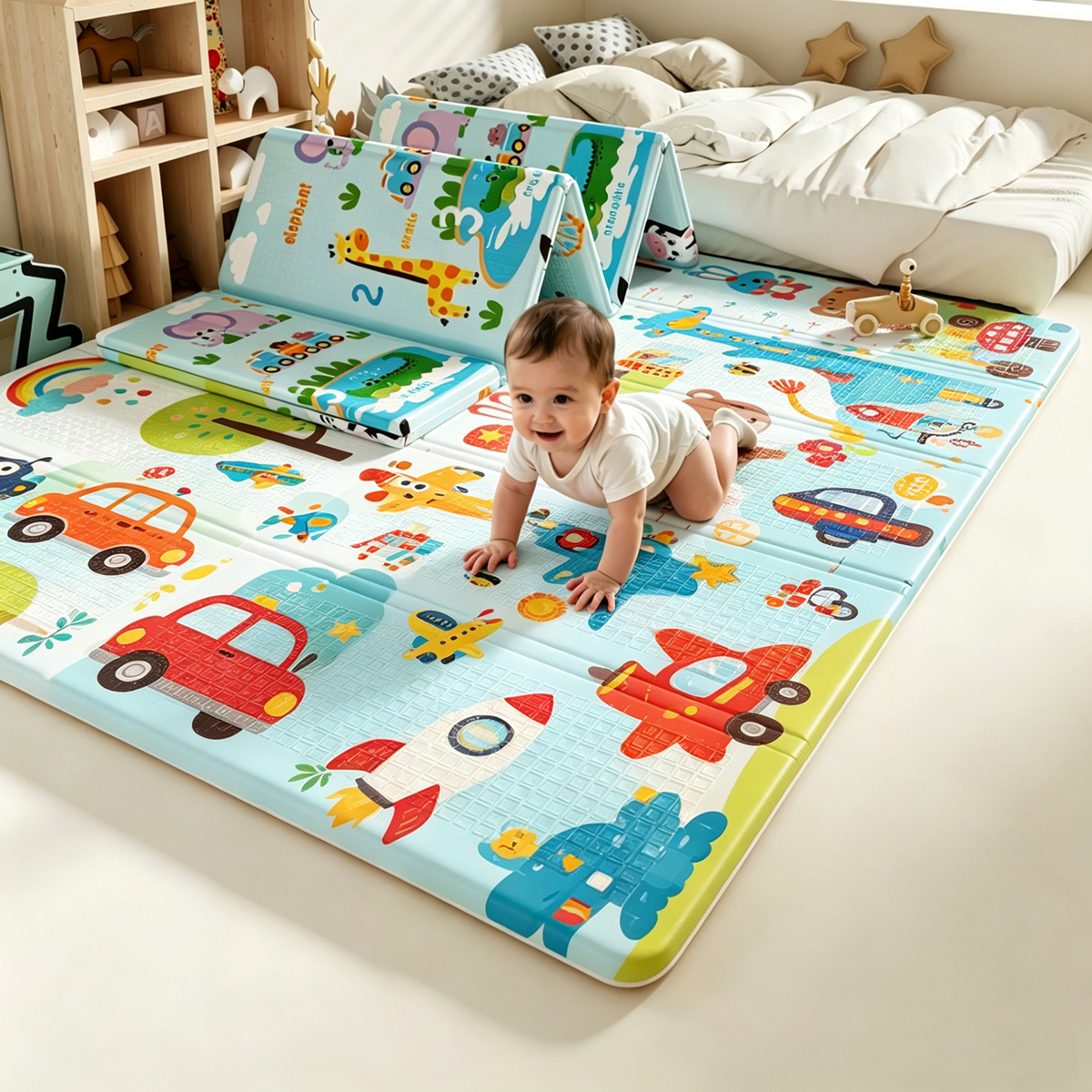 Baby Nursery Games - Foldable Children's Carpet Baby Play Mat