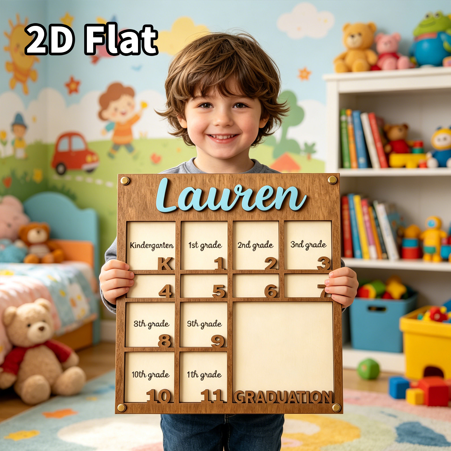 Baby Nursery Home - 1Pc Custom Grade Photo Frame Wooden