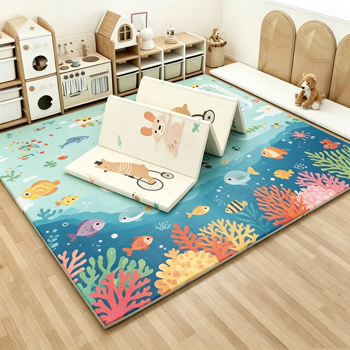 Baby Nursery Games - Foldable Non-Toxic Children's Carpet Baby Play