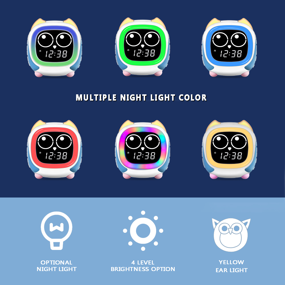 Addo Kids Owl Alarm Clock: Sun - Sound Sleep Trainer Clock avis et prix