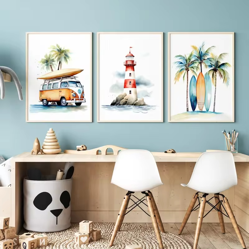 Surf Ocean Themed Nursery Beac - Baby Nursery Ocean avis et prix