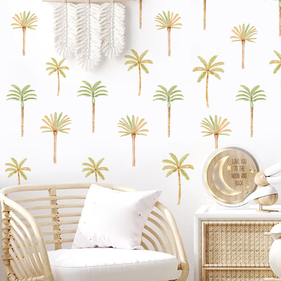 Boho Coconut Palm Tree Wall St - Baby Nursery Set Furniture avis et prix