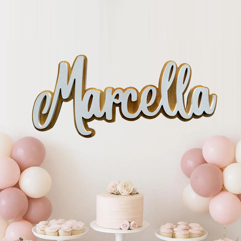 Customizable Layered Baby Name - Baby Nursery Decor Ideas avis et prix