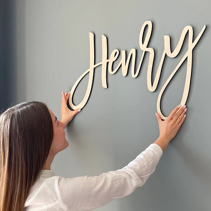 Wooden Name Sign Nursery Name  - Baby Nursery Decor Ideas avis et prix