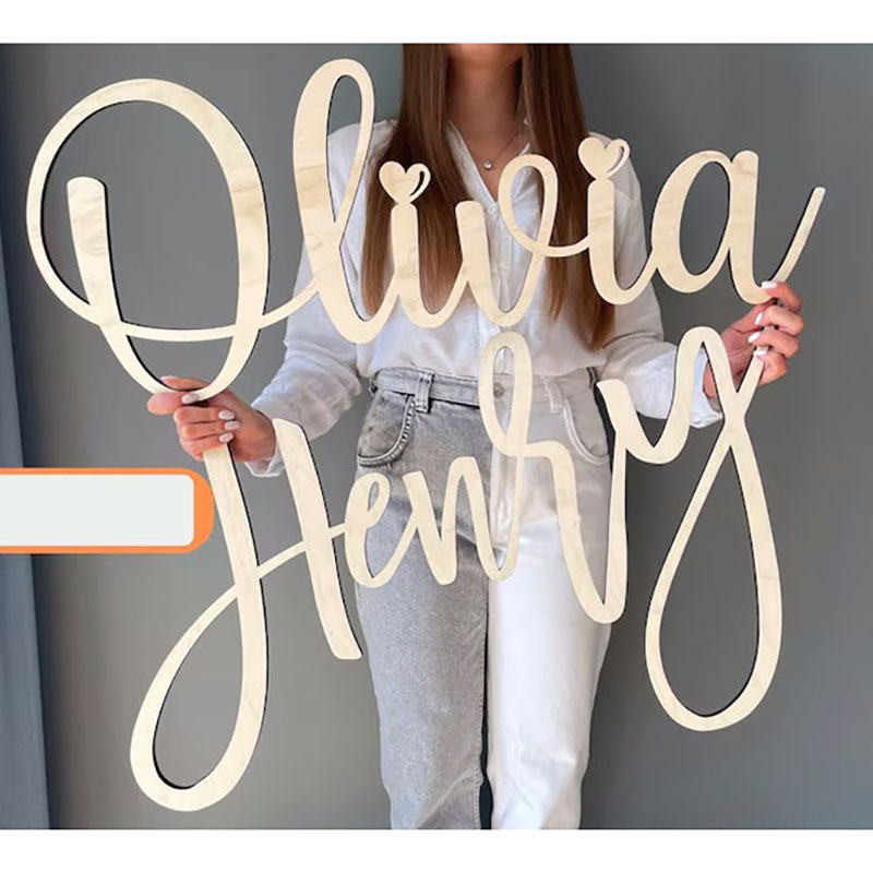 Wooden Name Sign Nursery Name  - Baby Nursery Decor Ideas avis et prix