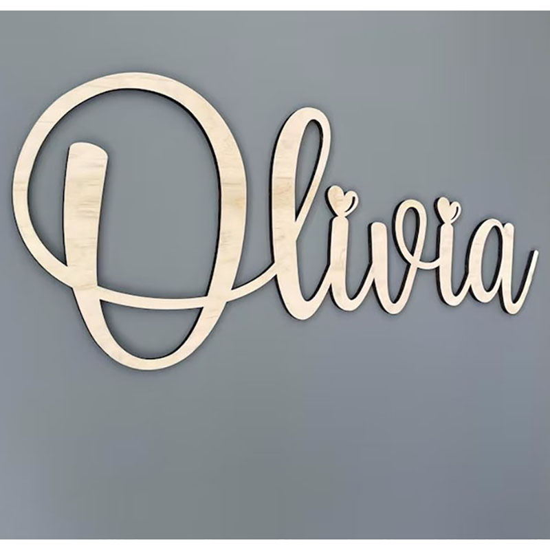 Wooden Name Sign Nursery Name  - Baby Nursery Decor Ideas avis et prix
