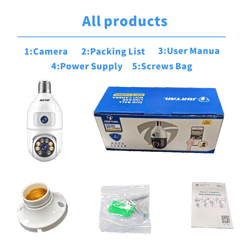 4MP Bulb E27 Dual Lens 360 Ind - Baby Monitor Split Screen avis et prix