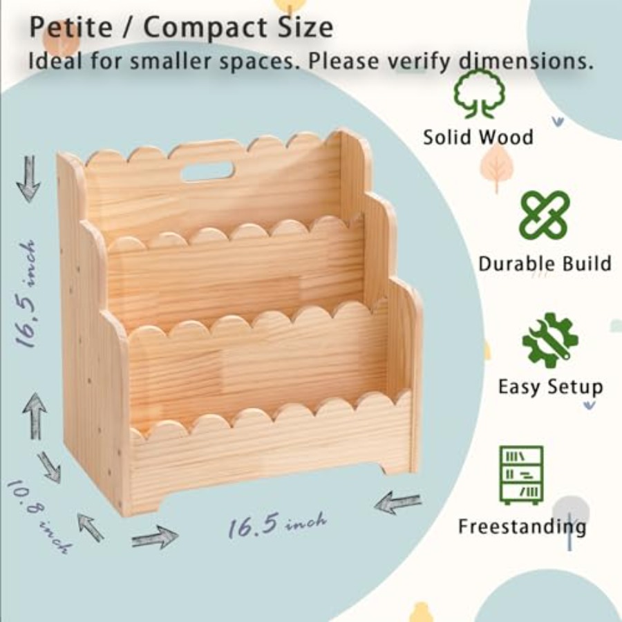 Bookshelf Storage 3-Tier Book  - Baby Bookshelf Small avis et prix