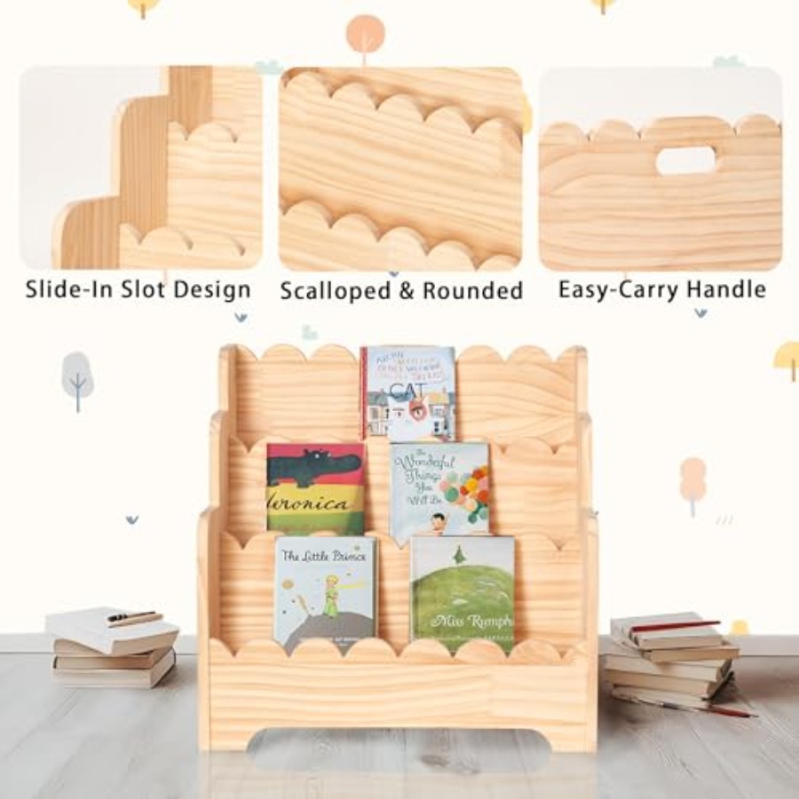 Bookshelf Storage 3-Tier Book  - Baby Bookshelf Small avis et prix