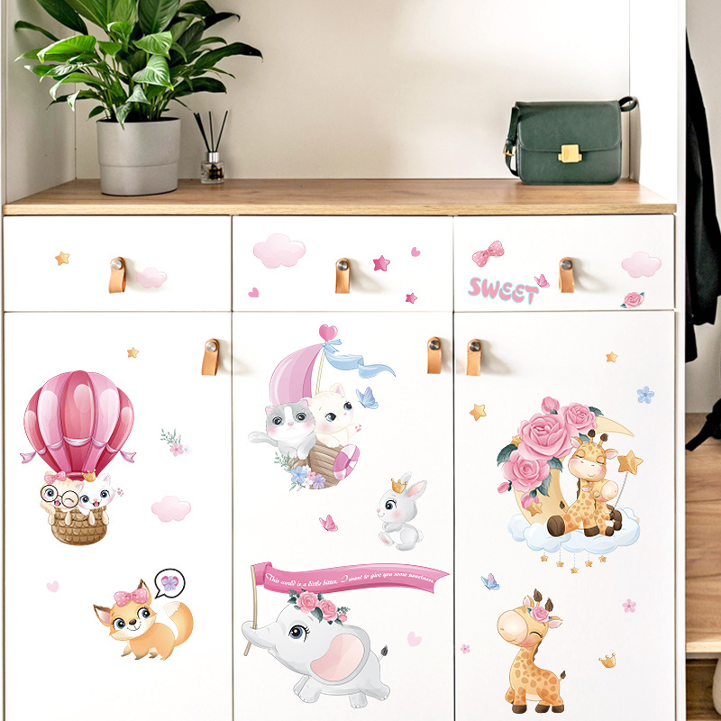 Cartoon SWEET Animal Wall Stic - Baby Nursery Set Furniture avis et prix