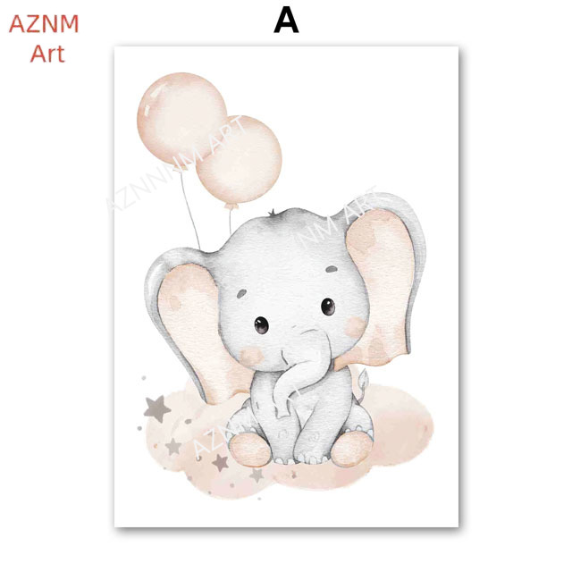 Elephant Balloon Rainbow Moon  - Baby Nursery Home avis et prix