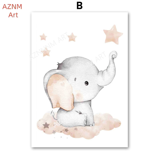 Elephant Balloon Rainbow Moon  - Baby Nursery Home avis et prix