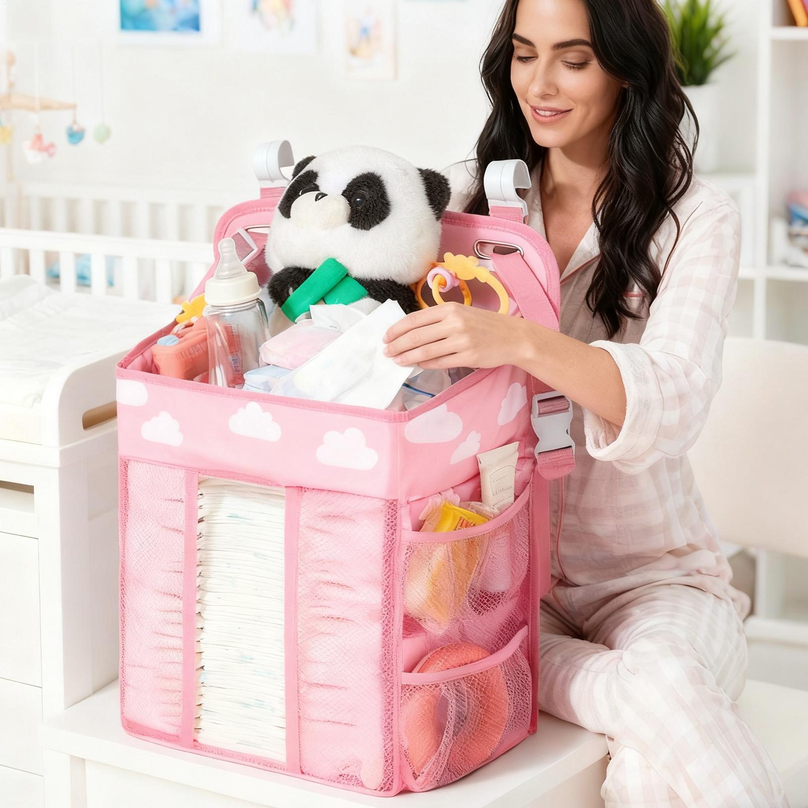 Crib Diaper Organizer Waterpro - Baby Nursery Organizer avis et prix