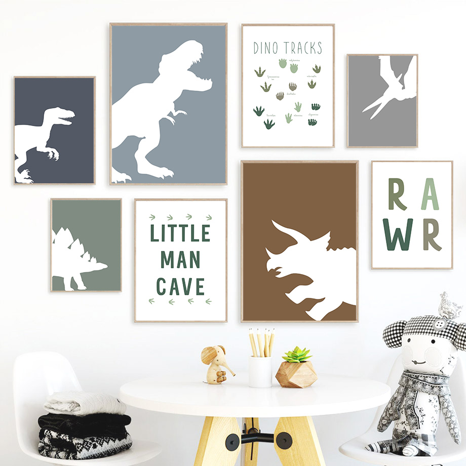 (2D canvas painting)Jurassic D - Baby Nursery Quotes avis et prix