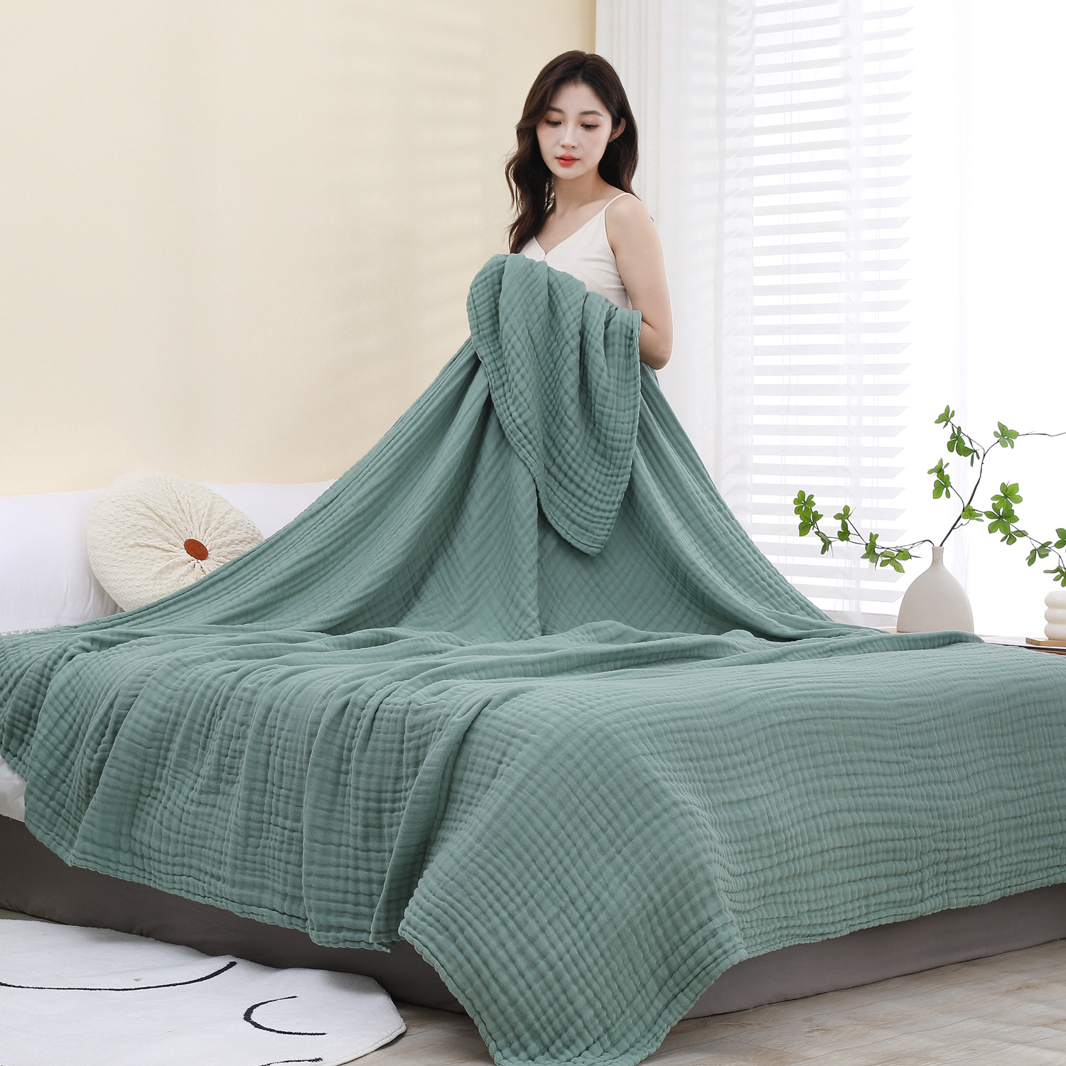 100% Cotton Muslin Blanket For - Swaddle Blanket Muslin avis et prix