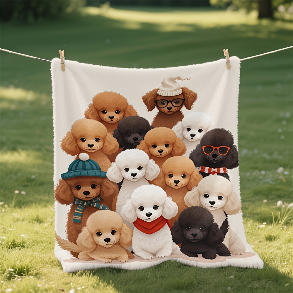 Fluffy Dog Friends Blanket Thr - Baby Nursery Decor Ideas avis et prix