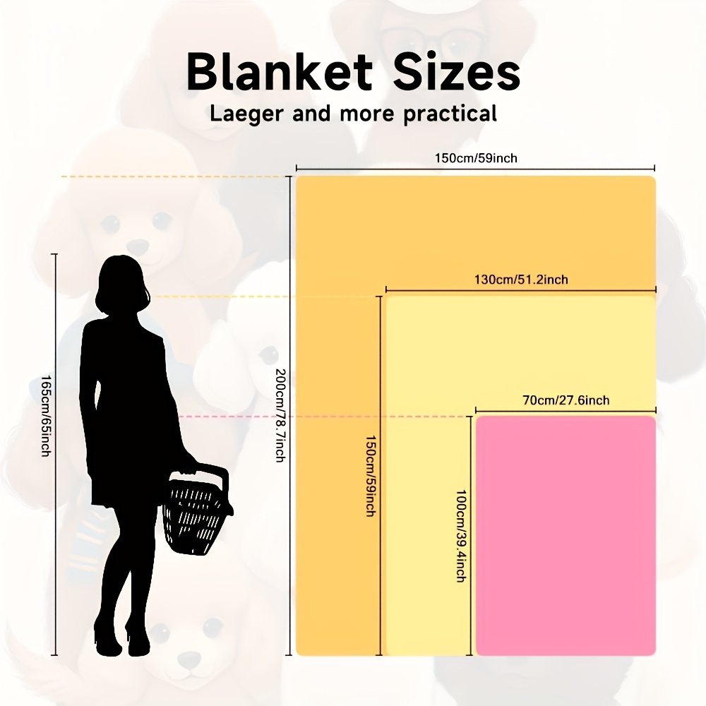 Fluffy Dog Friends Blanket Thr - Baby Nursery Decor Ideas avis et prix