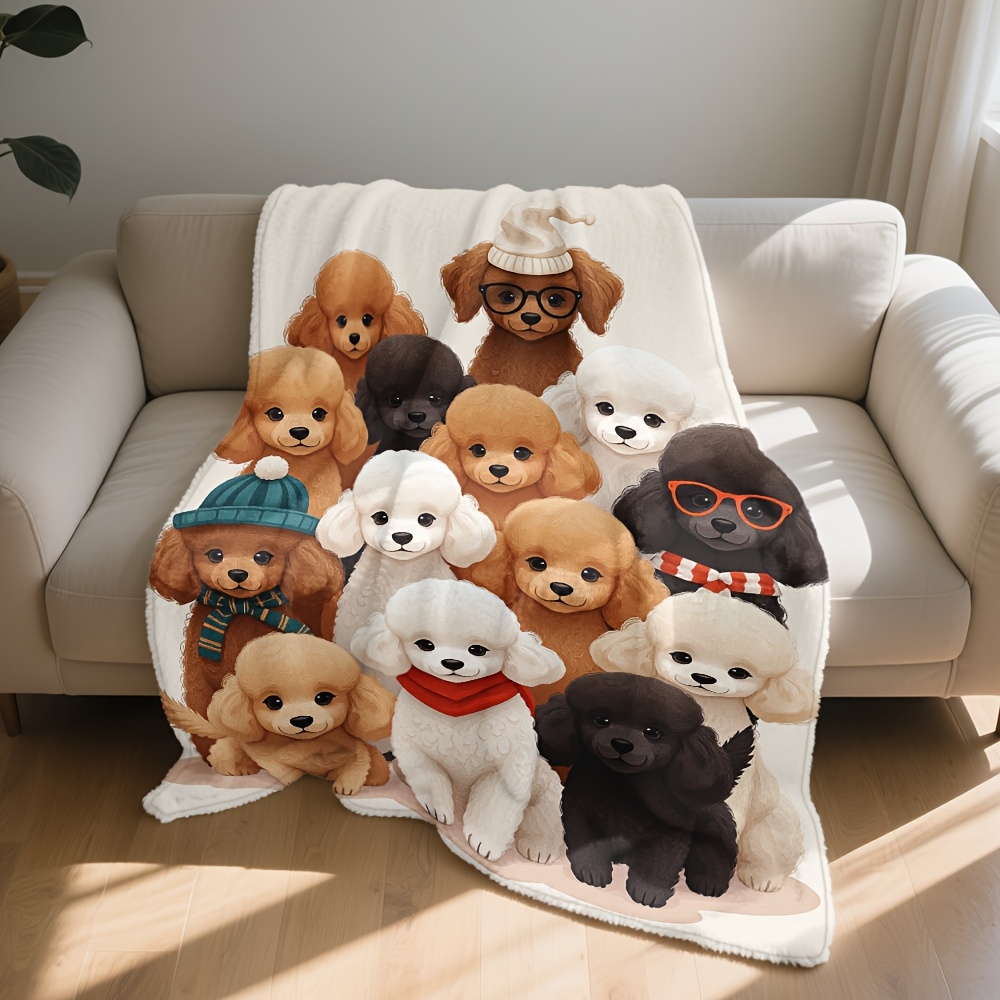 Fluffy Dog Friends Blanket Thr - Baby Nursery Decor Ideas avis et prix