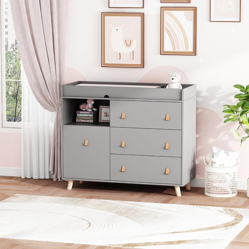 Baby Dresser Changing Table, T - Baby Nursery Dresser Changing Table avis et prix