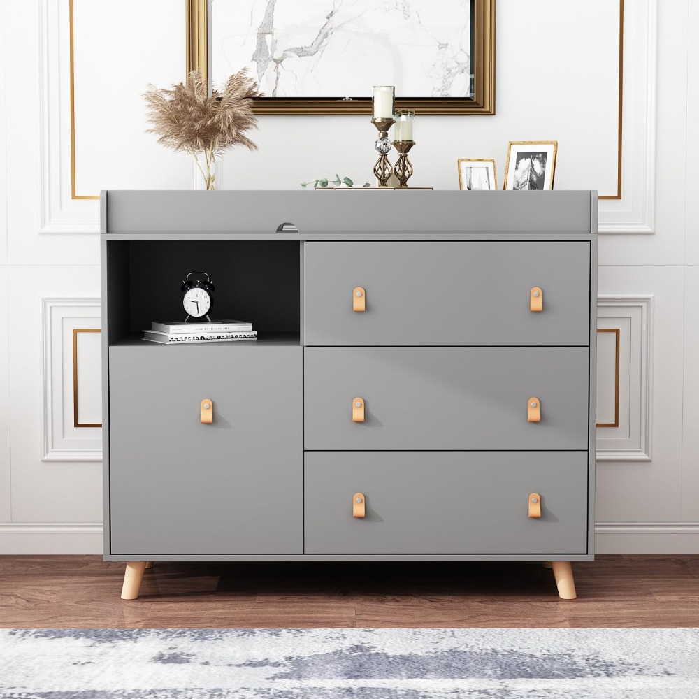 Baby Dresser Changing Table, T - Baby Nursery Dresser Changing Table avis et prix