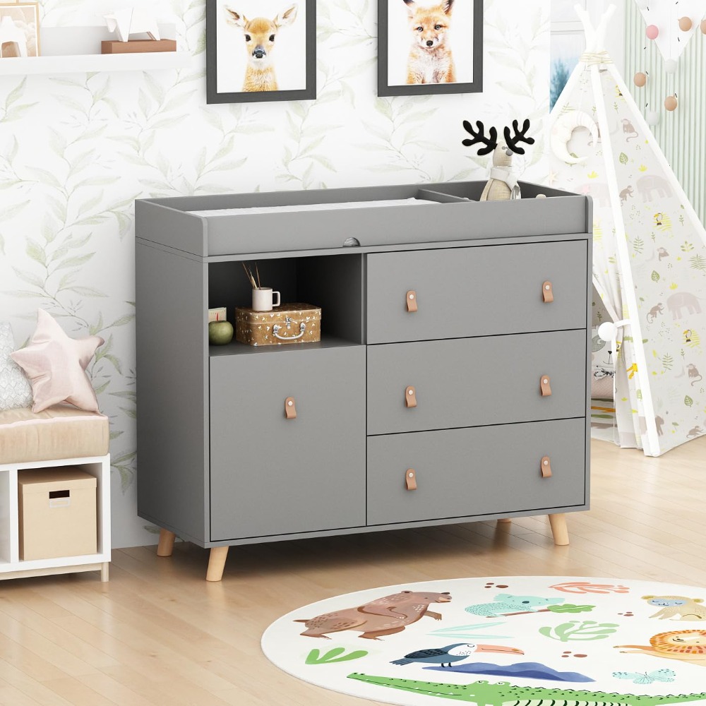 Baby Dresser Changing Table, T - Baby Nursery Dresser Changing Table avis et prix