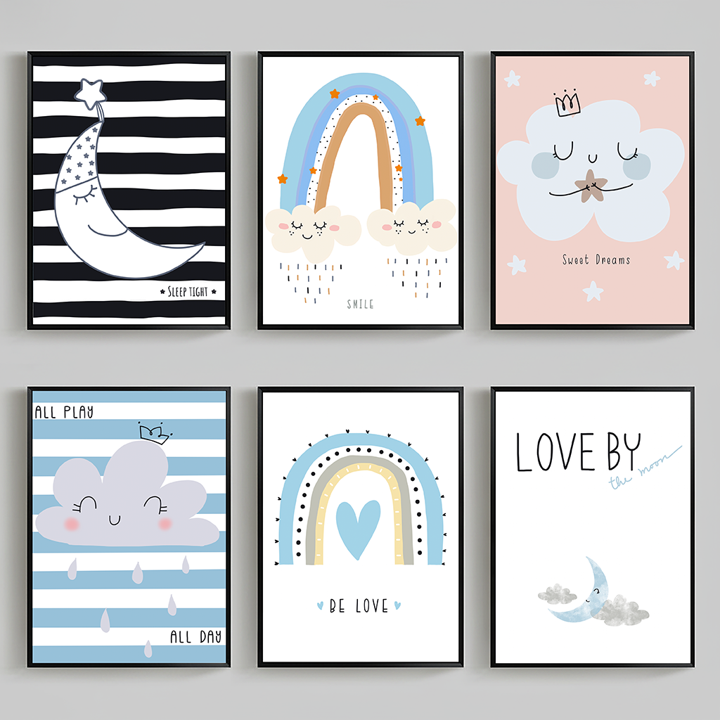 Nursery Quotes Wall Art, Rainb - Baby Nursery Quotes avis et prix