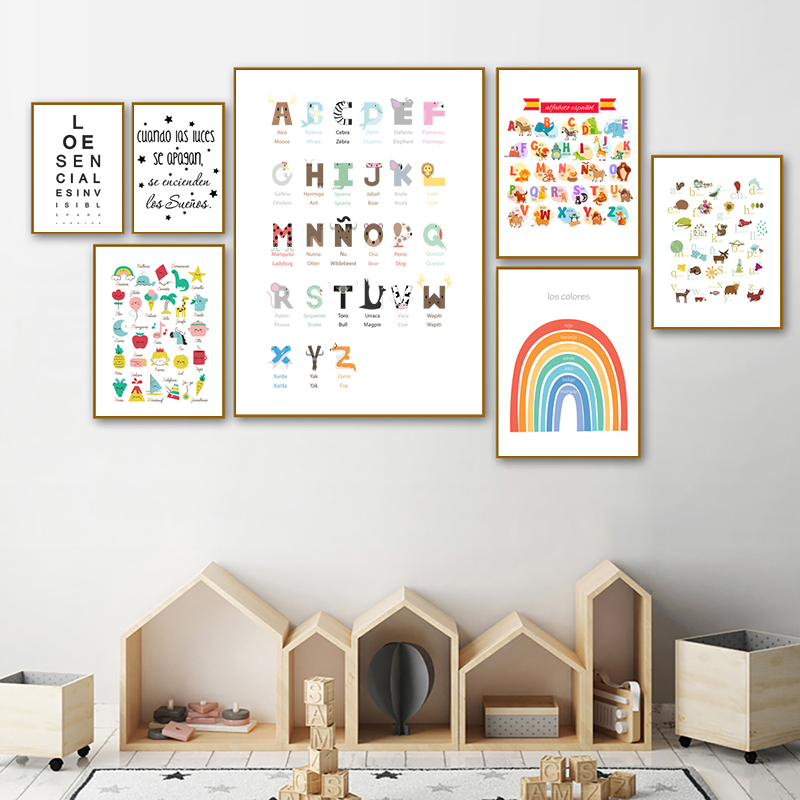 Spanish Kids Bedroom Art Decor - Baby Nursery Quotes avis et prix
