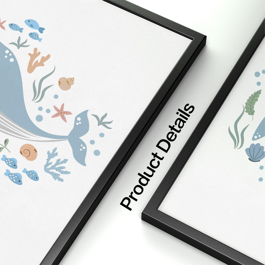 Unframe Ocean Animals Sea Turt - Baby Nursery Ocean avis et prix