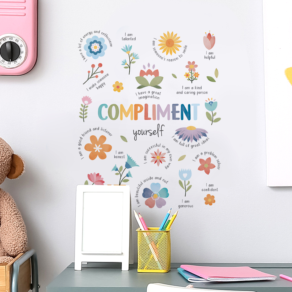 English colorful inspirational - Baby Nursery Quotes avis et prix