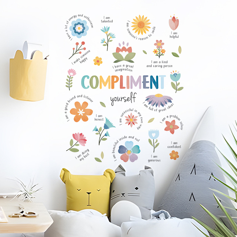English colorful inspirational - Baby Nursery Quotes avis et prix