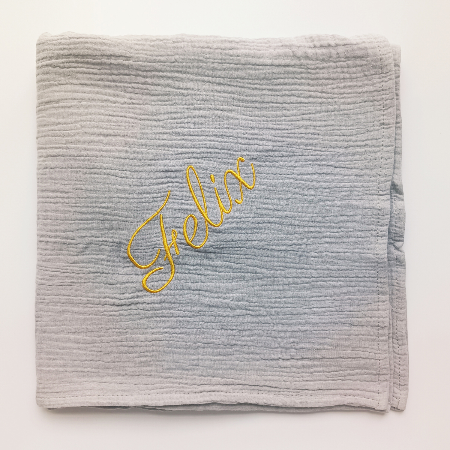 Personalized Name Embroidered  - Swaddle Blanket Muslin avis et prix