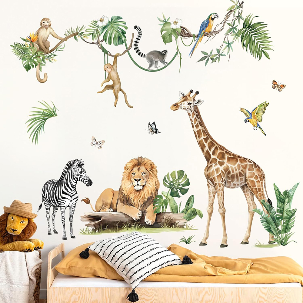 Large Jungle Animal Tropical L - Baby Nursery Set Furniture avis et prix