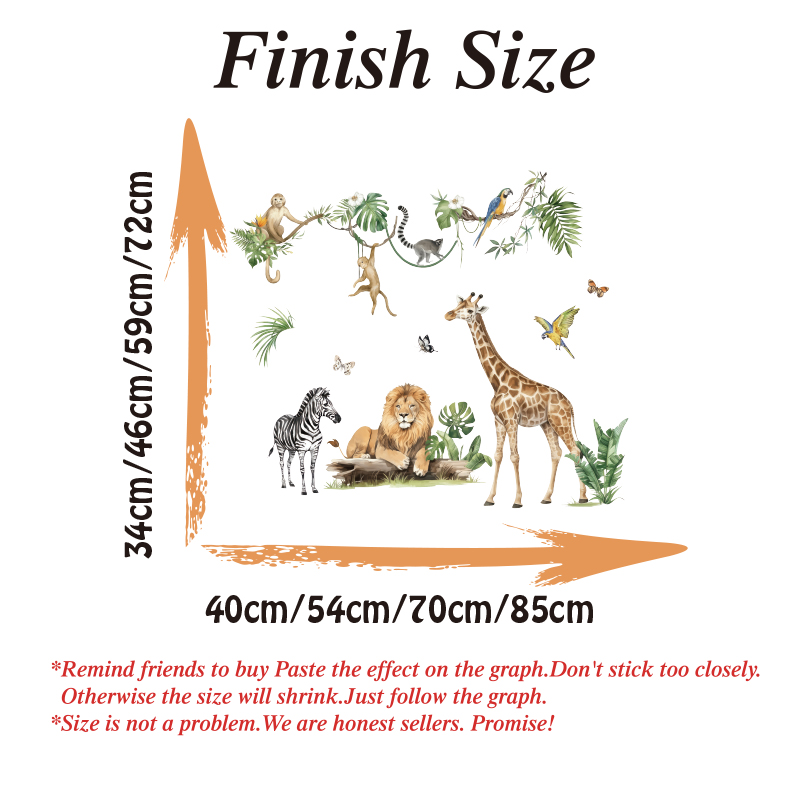 Large Jungle Animal Tropical L - Baby Nursery Set Furniture avis et prix