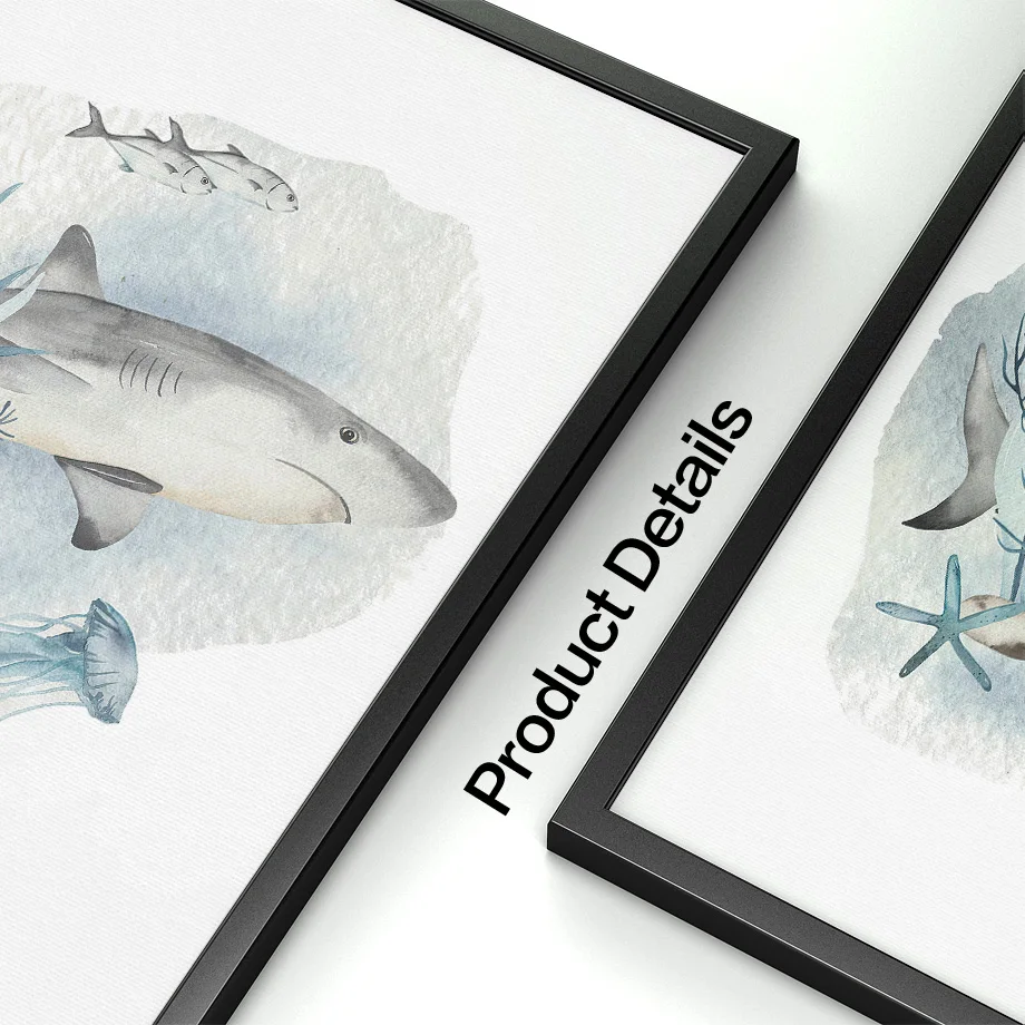 Posters And Prints Whale Fish  - Baby Nursery Ocean avis et prix