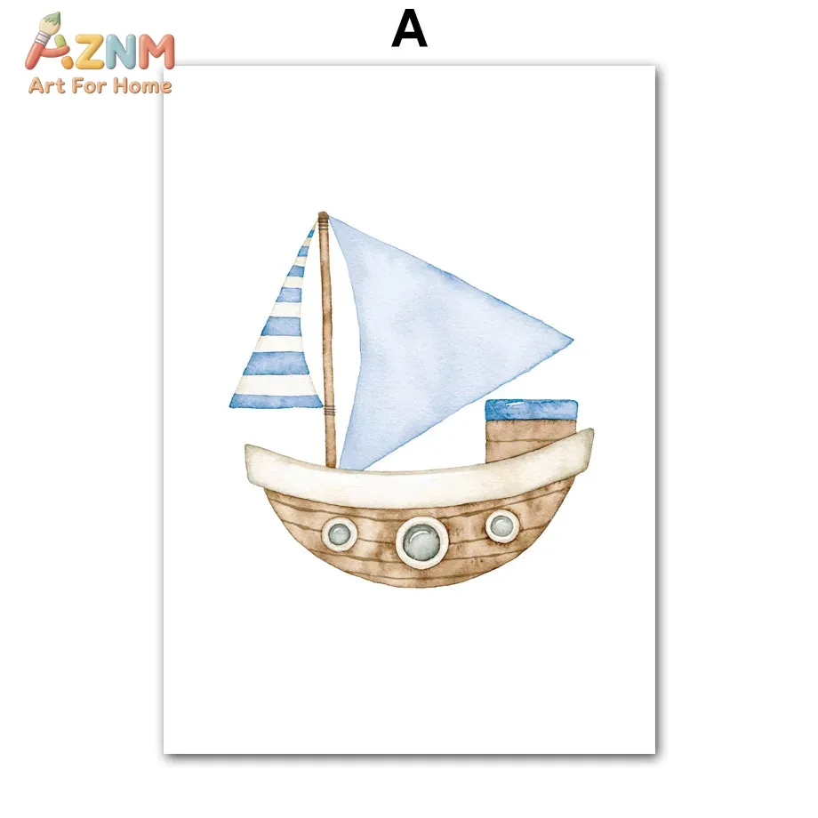 Sailboat Lighthouse Fish Nauti - Baby Nursery Home avis et prix