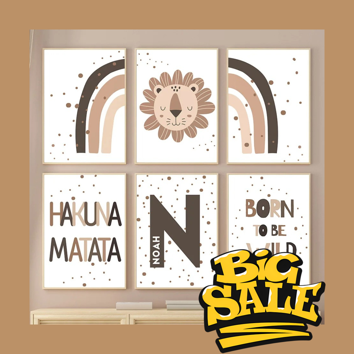 Hakuna Matata, Little Lion – L - Baby Nursery Quotes avis et prix
