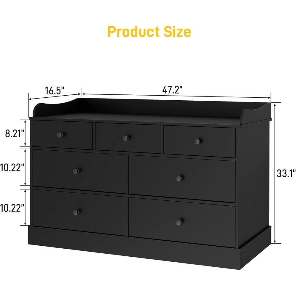Children's 7-Drawer Dresser, C - Baby Nursery Dresser Changing Table avis et prix