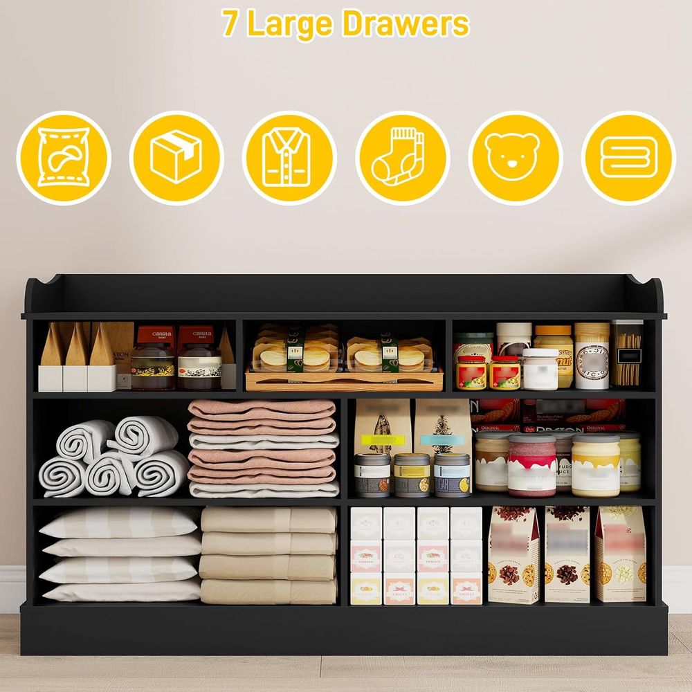 Children's 7-Drawer Dresser, C - Baby Nursery Dresser Changing Table avis et prix