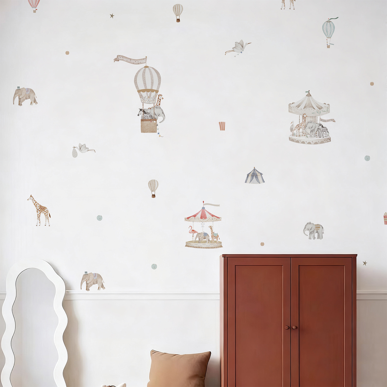 Retro Watercolor Wonderful Enc - Baby Nursery Set Furniture avis et prix