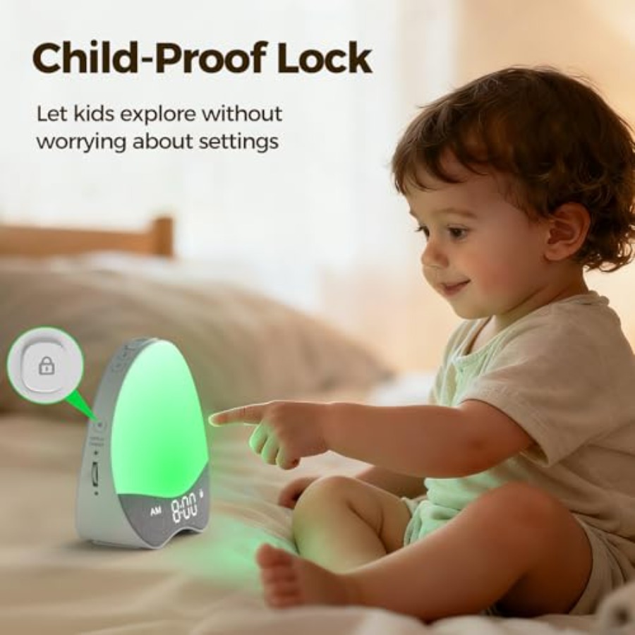 Ok to Wake Alarm Clock for,Sle - Sound Sleep Trainer Clock avis et prix