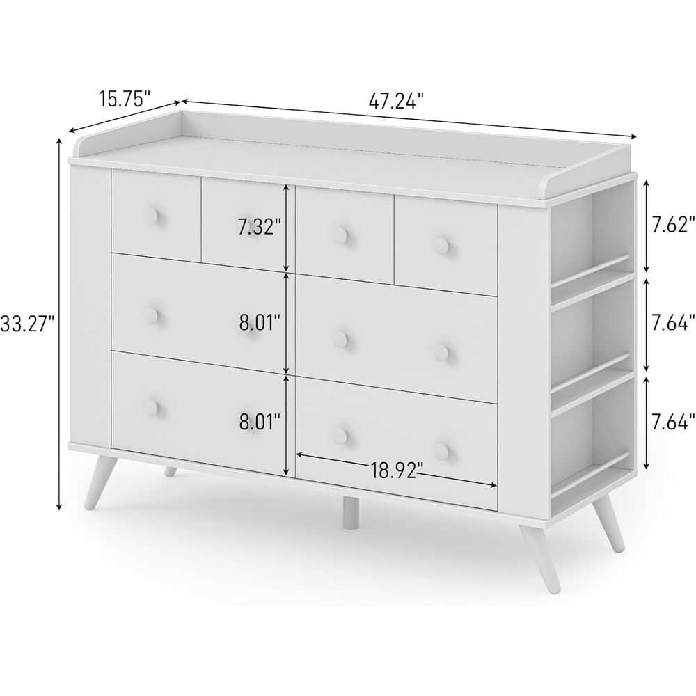 Children's 8-Drawer Dresser, N - Baby Nursery Dresser Changing Table avis et prix