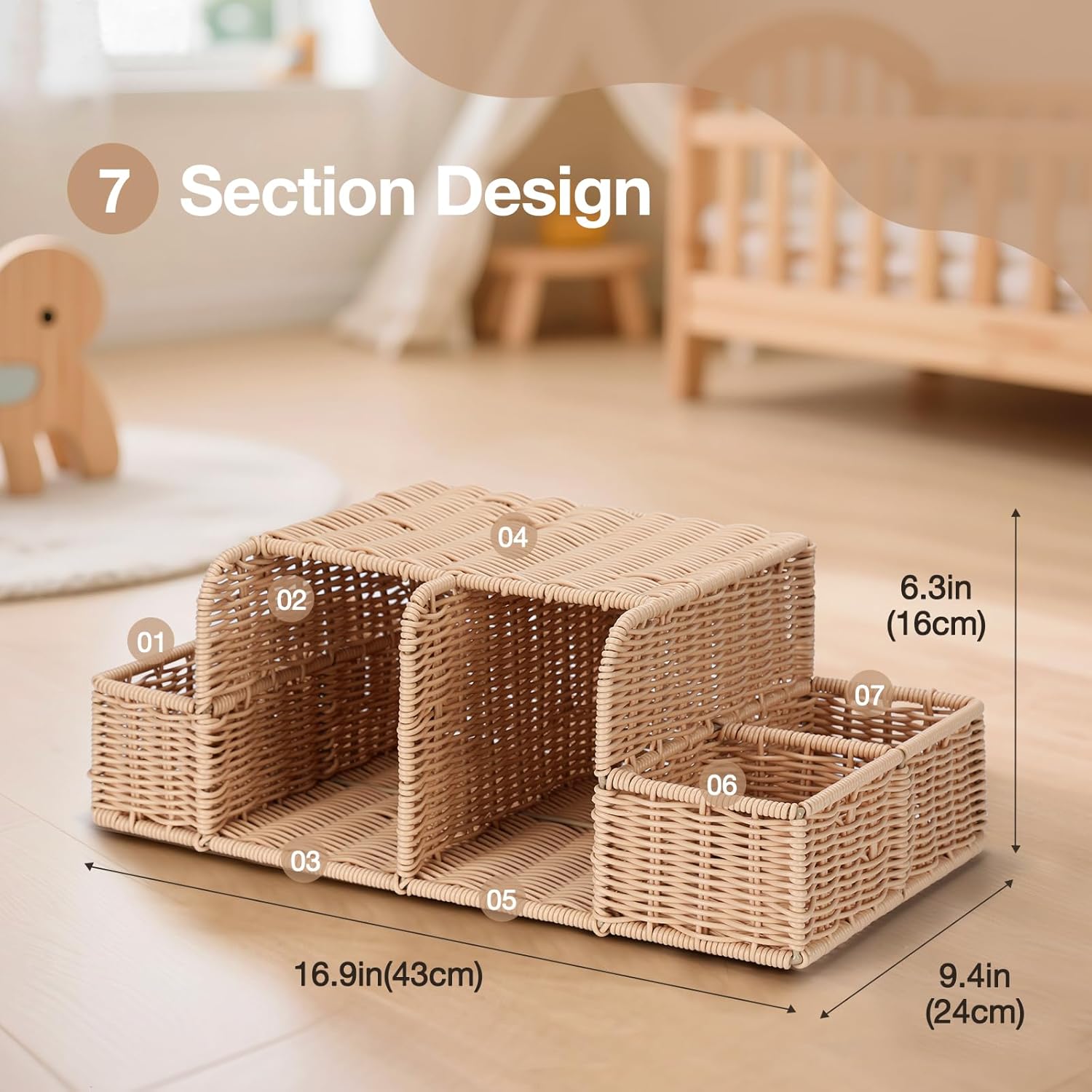 Diaper Caddy Organizer, Hand R - Baby Nursery Essentials avis et prix