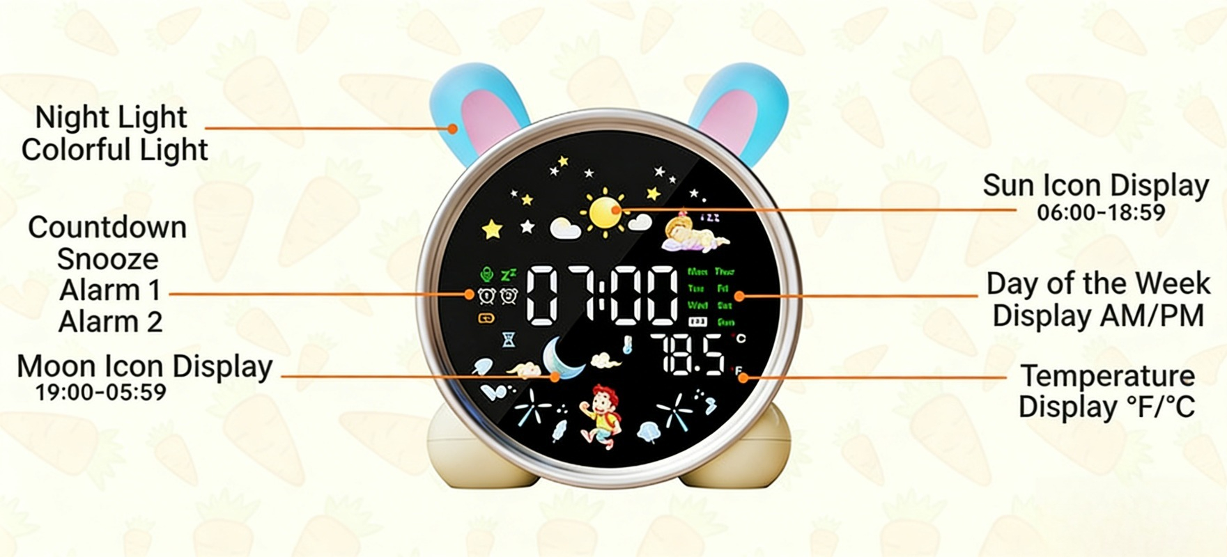 Kids Alarm Clock Ready to Rise - Sound Sleep Trainer Clock avis et prix