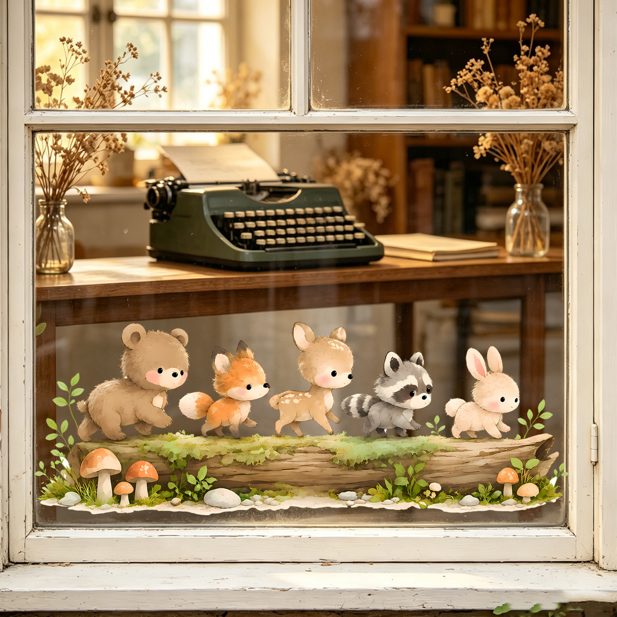 Nursery Forest Animals Window  - Baby Nursery Home avis et prix