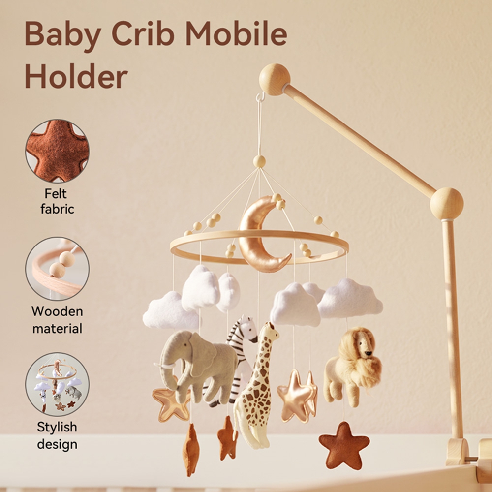 Wooden Bed Bell Baby Crib Mobi - Baby Nursery Games avis et prix