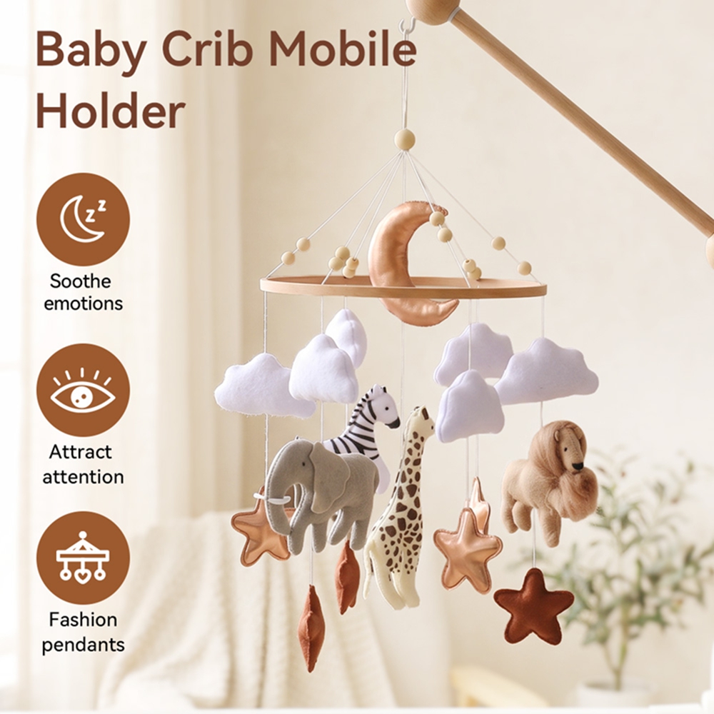 Wooden Bed Bell Baby Crib Mobi - Baby Nursery Games avis et prix