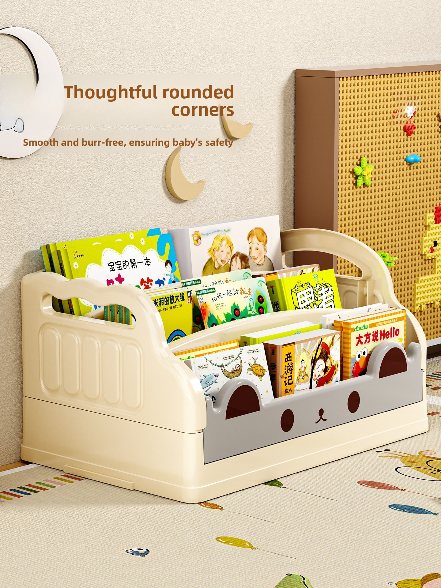 Children's Bookshelf Window  P - Baby Bookshelf Small avis et prix